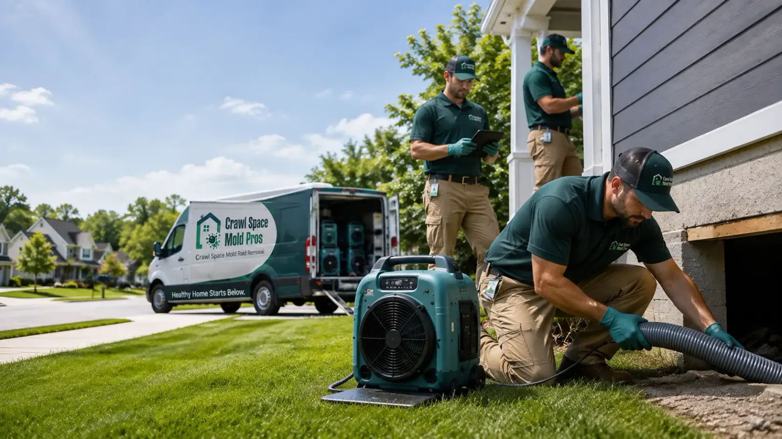 Crawl Space Mold Removal in St Matthews, KY